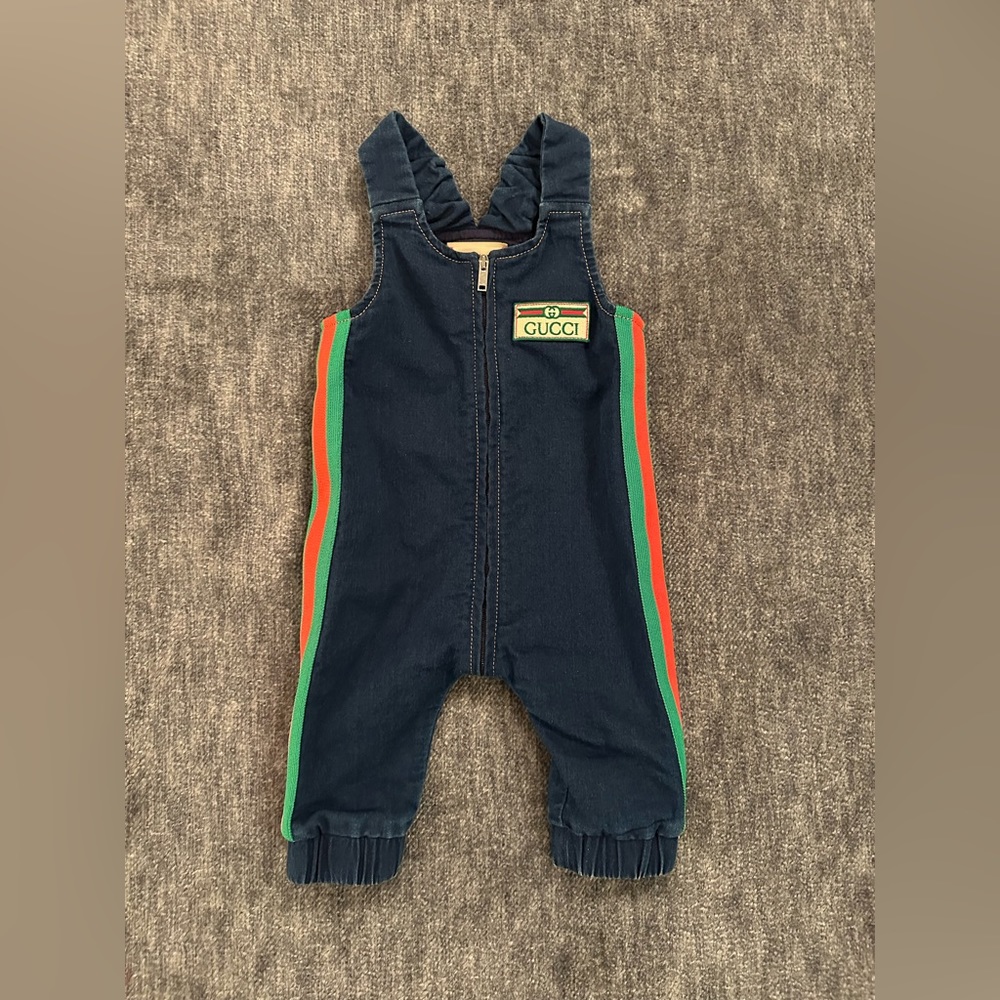 Authentic Gucci Jean Overalls